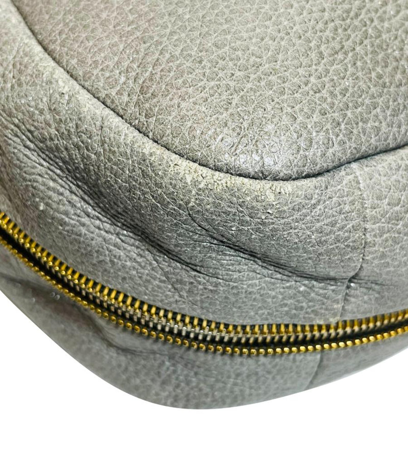 Prada Cervo Lux Sfumata Leather Hobo Bag