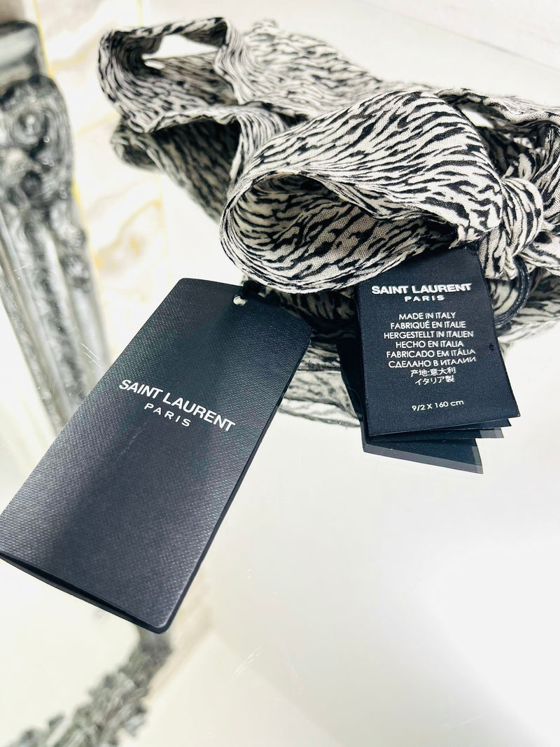 Saint Laurent Wool Scarf