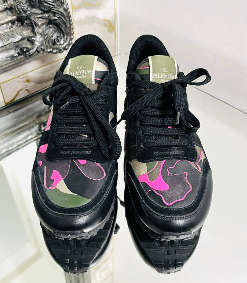 Valentino Rockrunner Leather Sneakers. Size 39