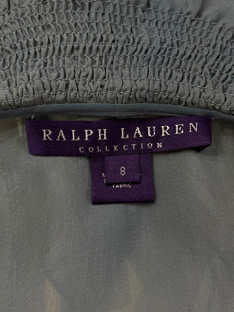 Ralph Lauren Ruffled Silk Top. Size 8US