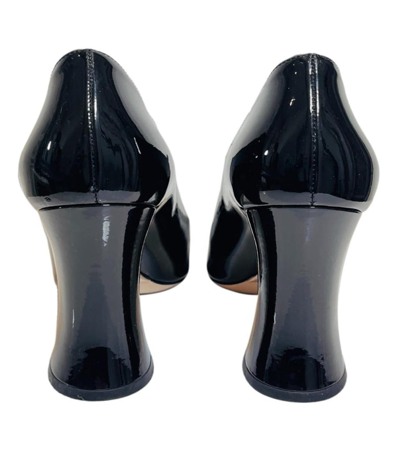 Miu Miu Patent Leather Mary Jane Pumps. Size 40.5