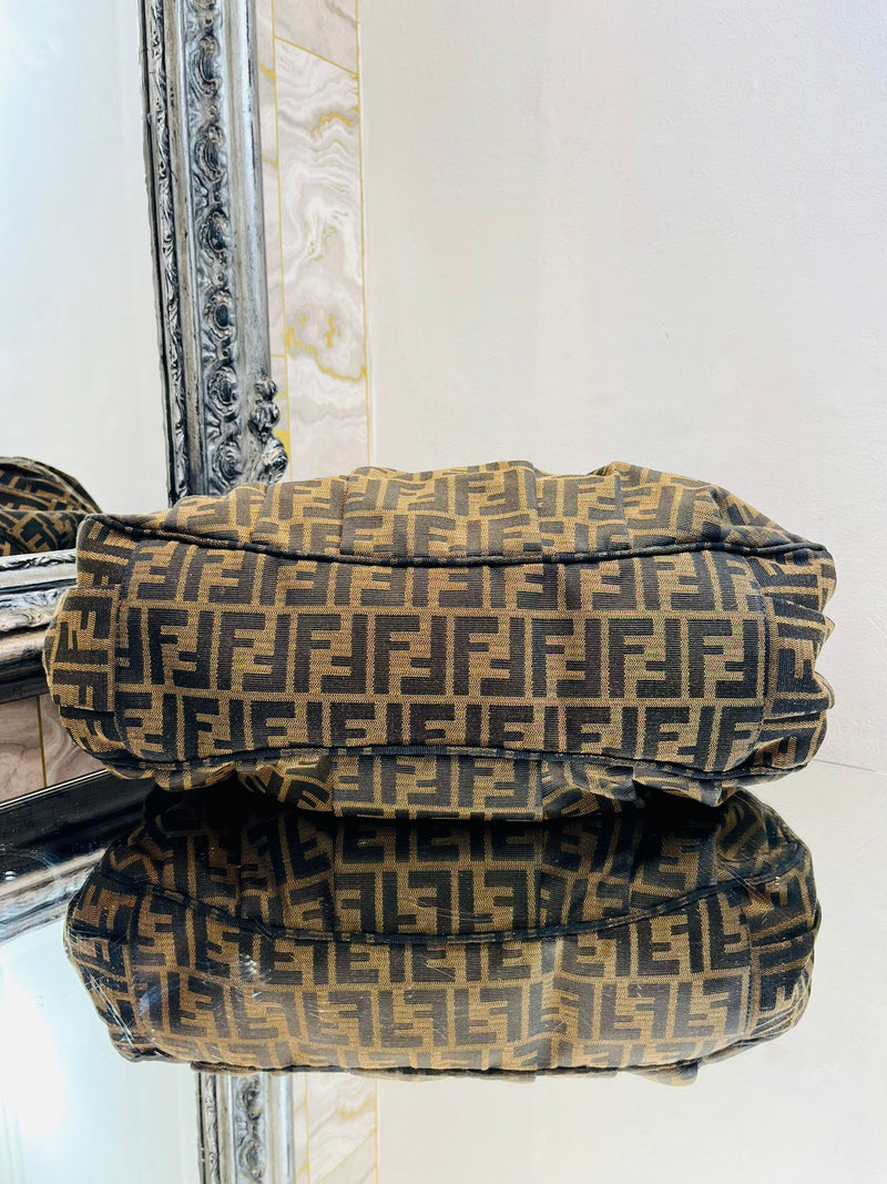 Fendi Zucca 'FF' Monogram Canvas Mia Agenello Bag