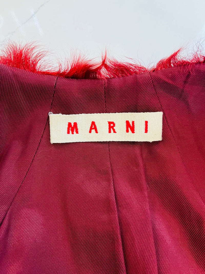 Marni Persian Lambskin Jacket. Size 40IT