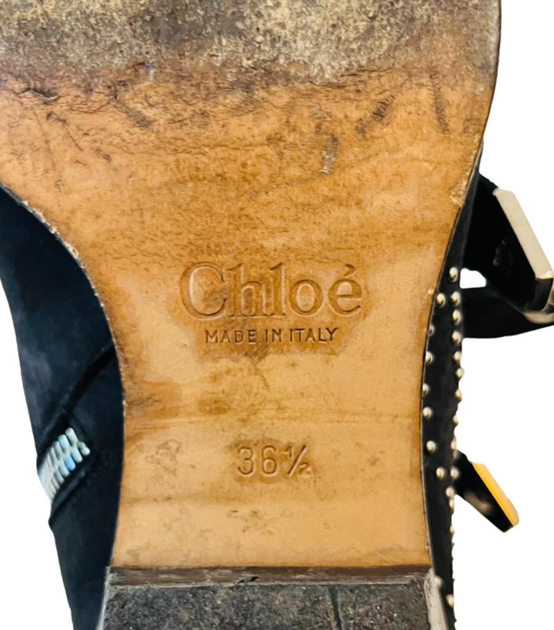 Chloe Susan Suede Ankle Boots. Size 36.5