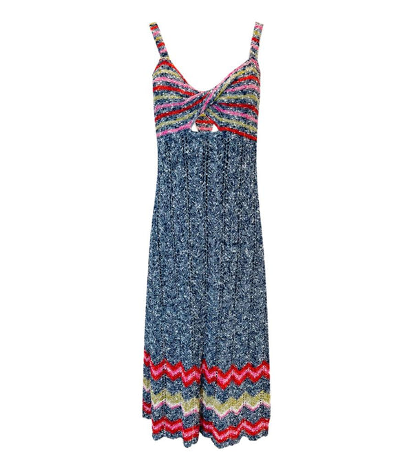 Hayley Menzies Boucle Cotton Blend Summer Dress. Size S