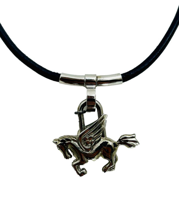 Hermes Vintage Cadena Pegasus Necklace