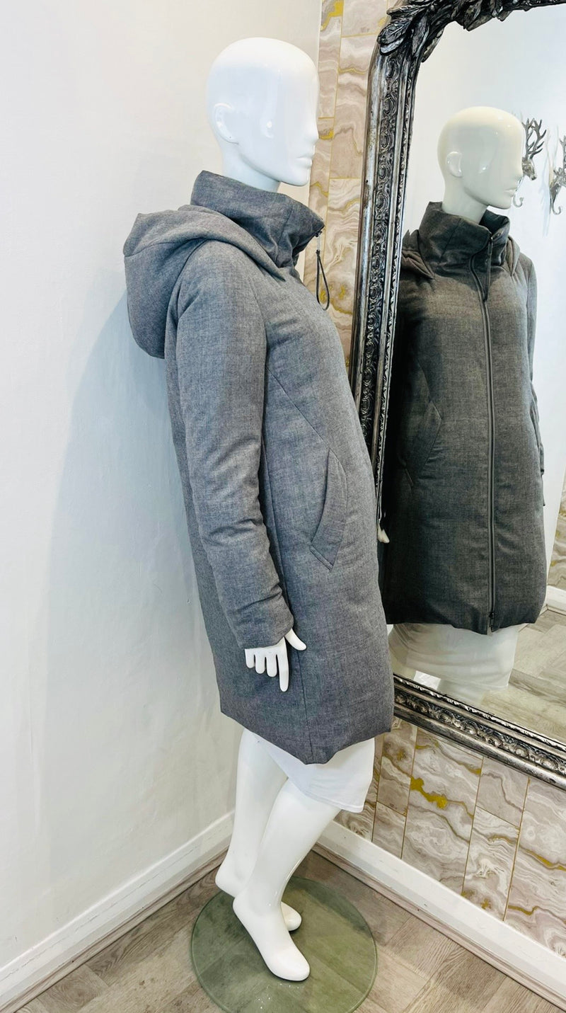 DKNY Wool & Goose Down Coat. Size 2