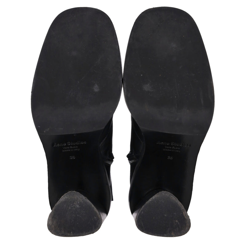 Acne Studios Booker Leather Ankle Boots. Size 35