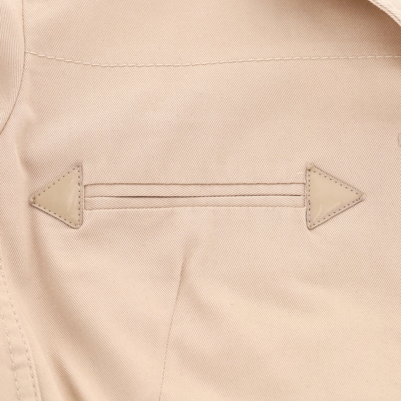 Alberta Ferretti Belted Cotton-Blend Jacket. Size 40IT