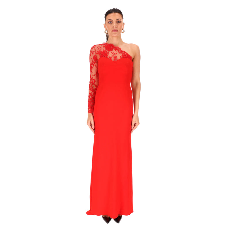 Alexander McQueen Lace Detail Evening Dress. Size XXS