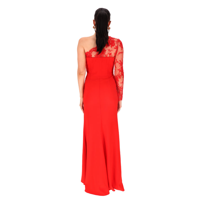 Alexander McQueen Lace Detail Evening Dress. Size XXS