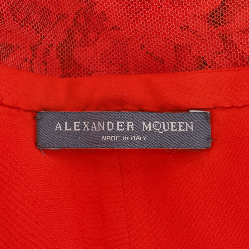 Alexander McQueen Lace Detail Evening Dress. Size XXS