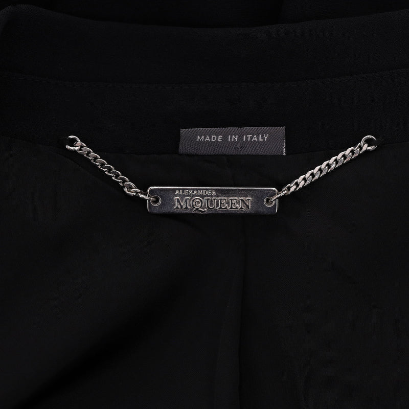 Alexander McQueen Jacket With Beaded Lapels. Size 44IT