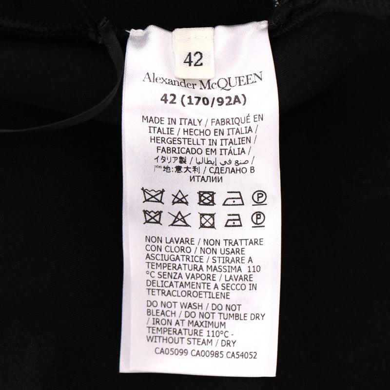 Alexander McQueen Puffed-Sleeve Jersey Bodysuit. Size 42IT