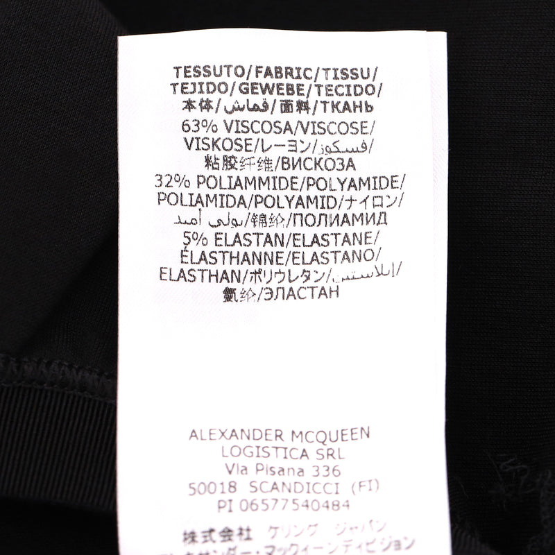 Alexander McQueen Puffed-Sleeve Jersey Bodysuit. Size 42IT