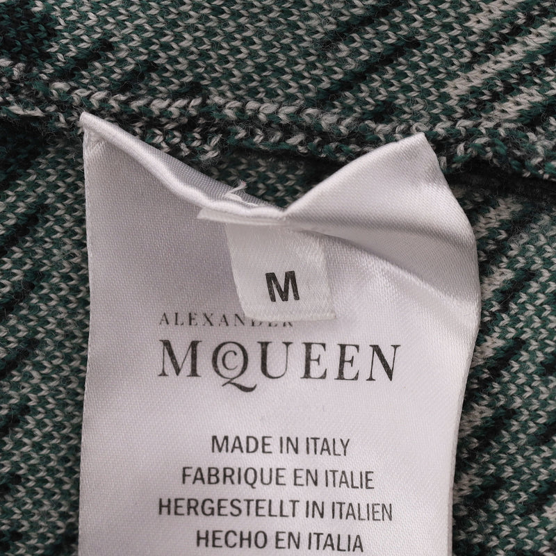 Alexander McQueen Plaid Check Fitted Wool Dress. Size M