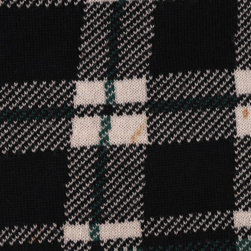 Alexander McQueen Plaid Check Fitted Wool Dress. Size M
