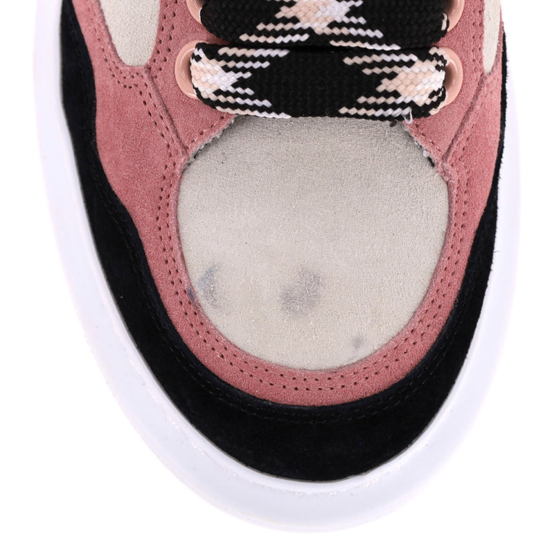 Alexander McQueen Oversized Low-Top Suede Sneakers. Size 39