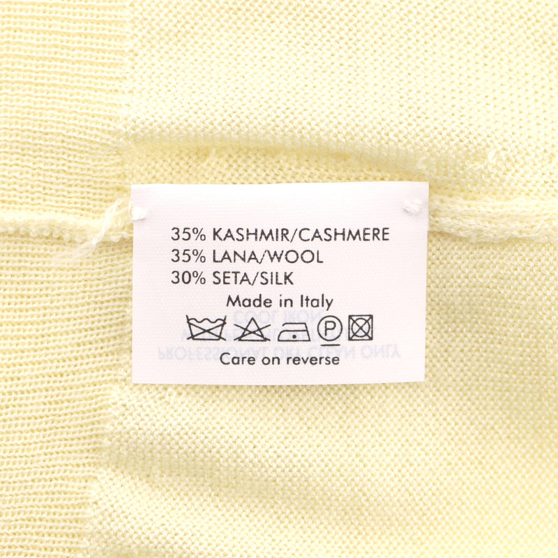 Alexander McQueen Cashmere, Wool & Silk Blend Knot Detail Top. Size M