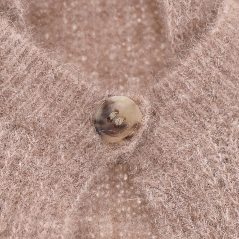 Alexander Wang Alpaca Blend Cropped Twin-Set Cardigan. Size M