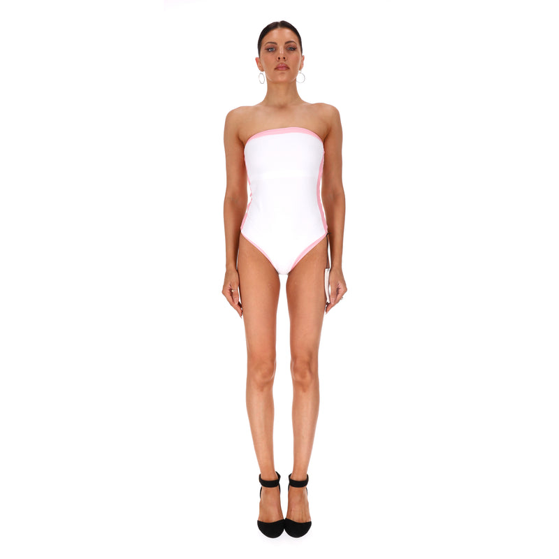 Alexandra Miro Bandeau Swimsuit. Size 10UK