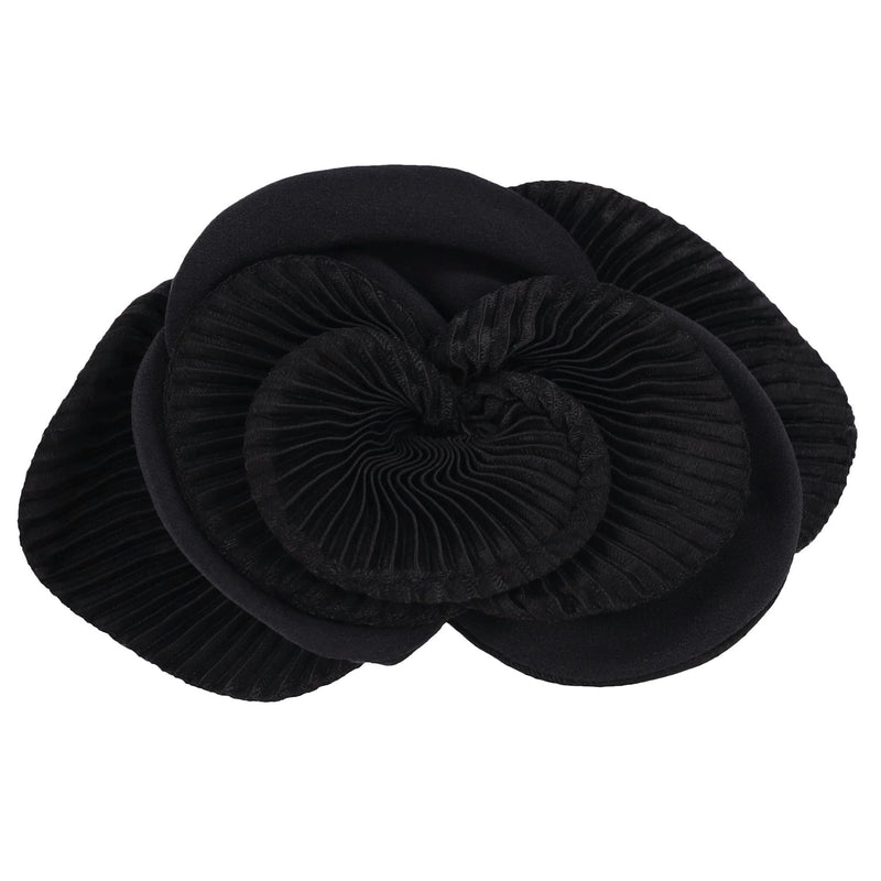 Alexandre De Paris Pleated Flower Hair Clip
