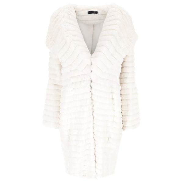 Amanda Wakeley Panelled Fur Coat. Size M