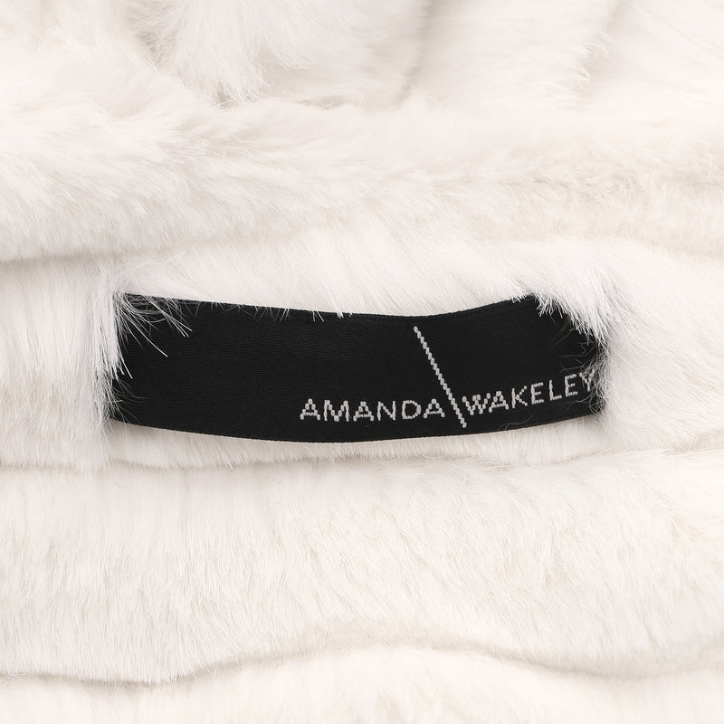 Amanda Wakeley Panelled Fur Coat. Size M