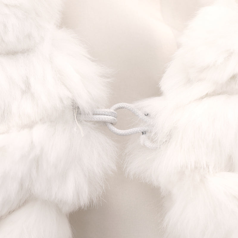 Amanda Wakeley Panelled Fur Coat. Size M