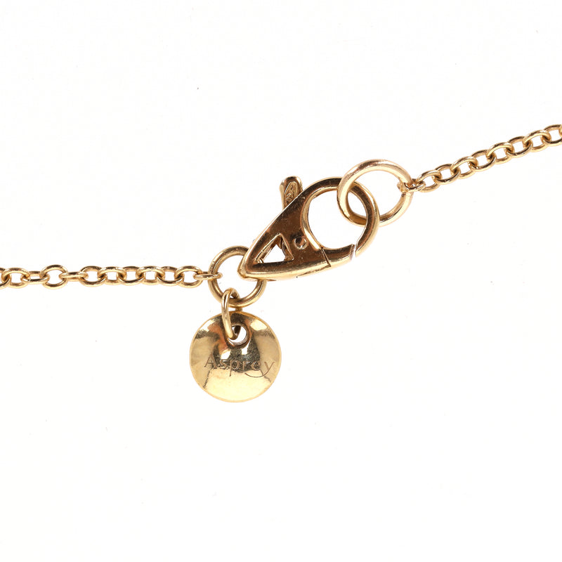 Asprey Chaos Pendant in Multi-Coloured Gemstones & Diamond With 18k Gold Necklace
