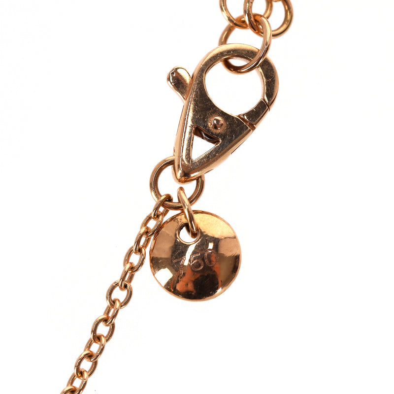 Asprey Chaos Pendant With Amethyst, Kunzite & Diamond In 18k Rose Gold Necklace