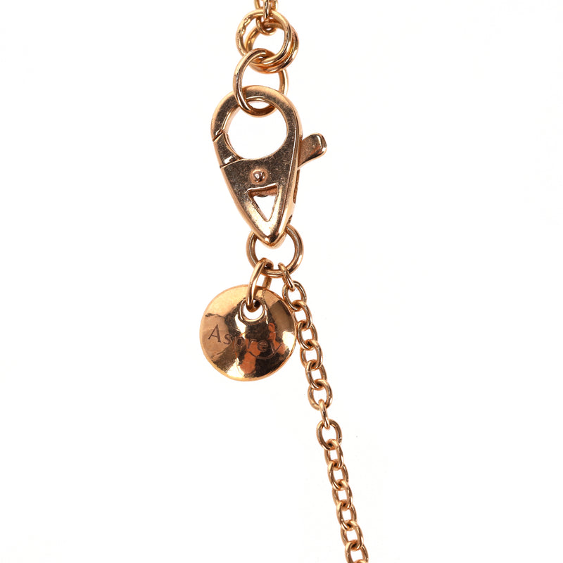 Asprey Chaos Pendant With Amethyst, Kunzite & Diamond In 18k Rose Gold Necklace