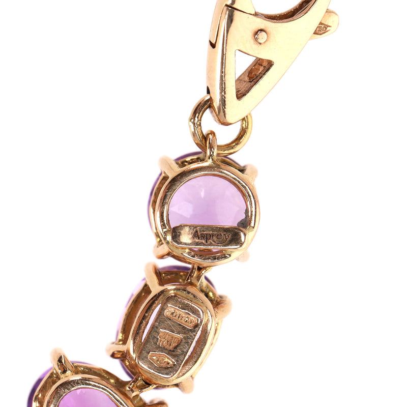 Asprey Chaos Necklace With Amethyst & Kunzite In 18k Rose Gold