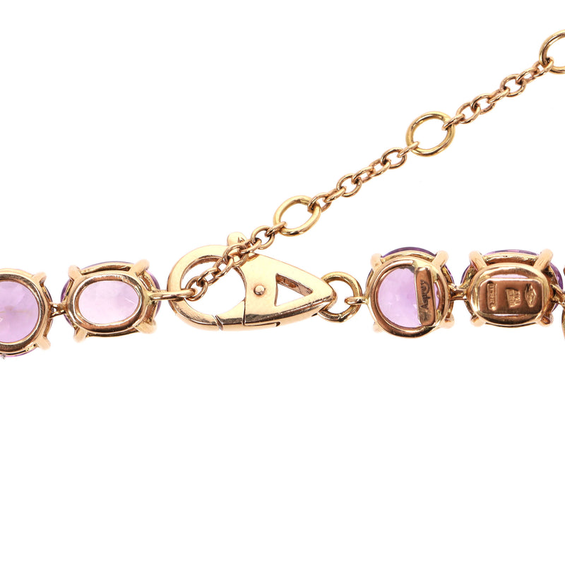 Asprey Chaos Necklace With Amethyst & Kunzite In 18k Rose Gold