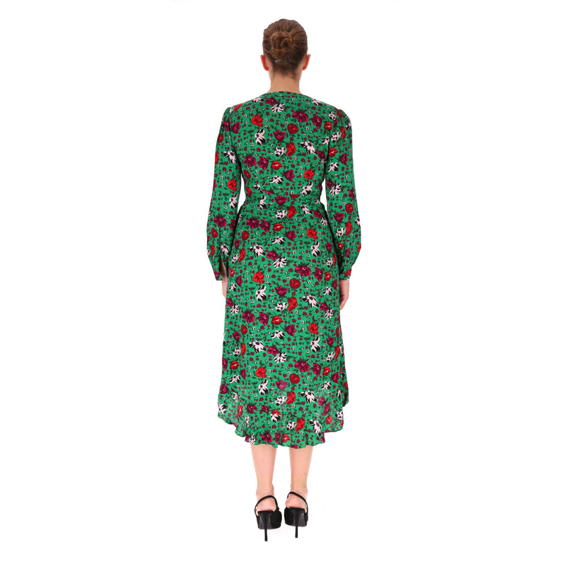 BA&SH Floral Midi Dress. Size 1