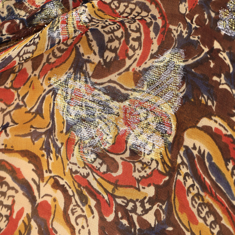 BA&SH Metallic Crepe Georgette Maxi Dress. Size 1