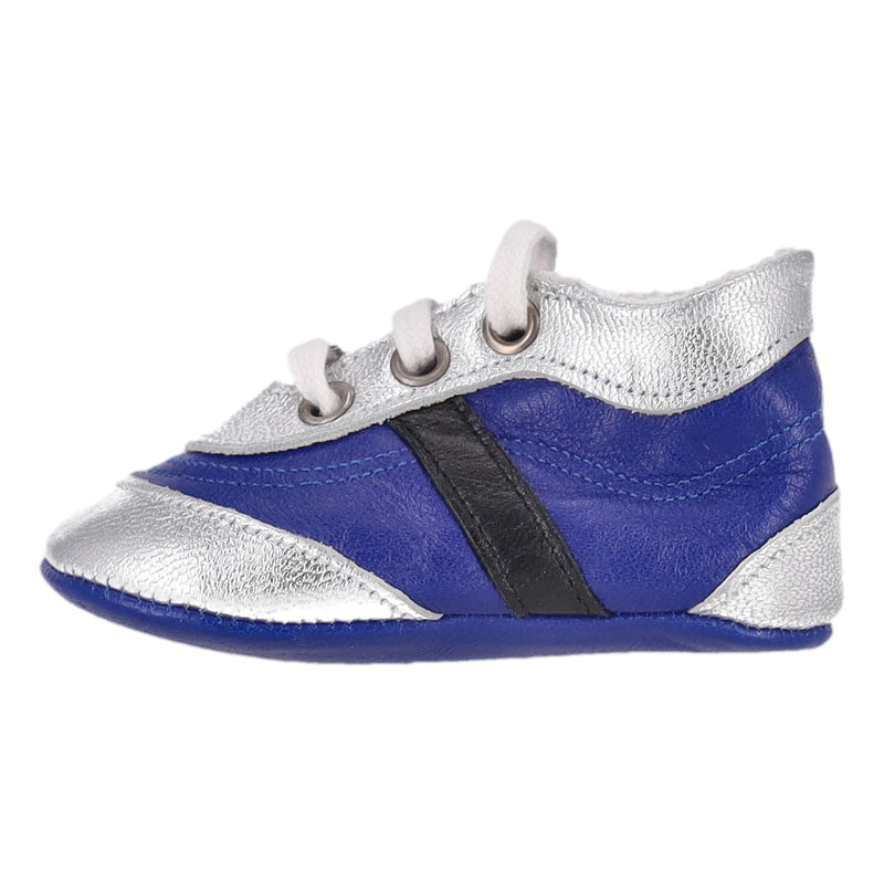 Baby Dior Metallic Leather Sneakers/Slippers. Size 18