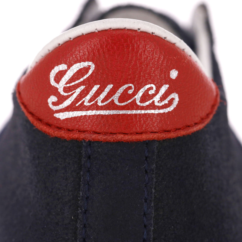 Gucci Baby Web Stripe Suede Shoes/Slippers. Size 18