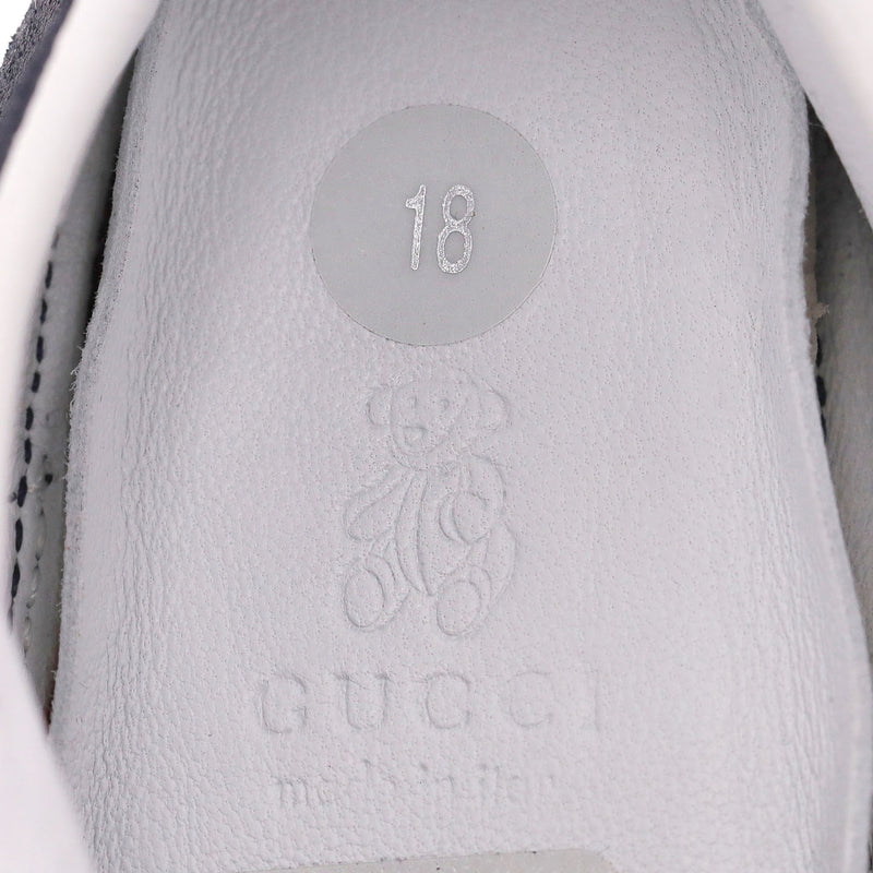 Gucci Baby Web Stripe Suede Shoes/Slippers. Size 18