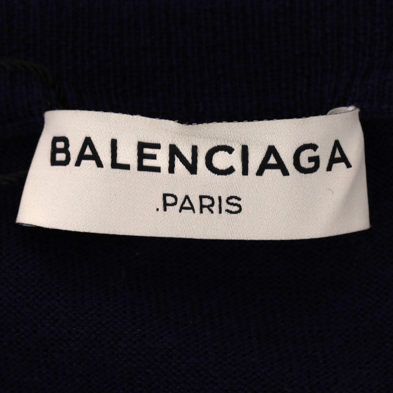 Balenciaga Wool, Silk & Cashmere Blend Asymmetric Dress. Size 38FR