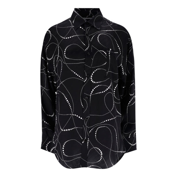 Balenciaga Printed Silk Shirt. Size 34FR
