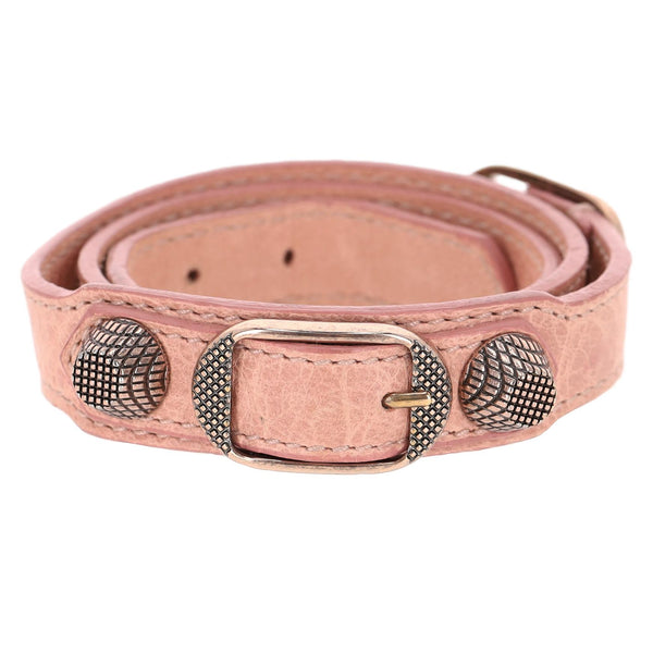 Balenciaga ‘Arena’ Triple Wrap Leather Stud Bracelet
