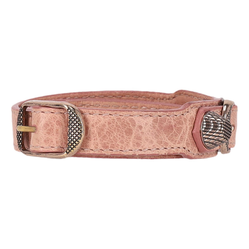 Balenciaga ‘Arena’ Triple Wrap Leather Stud Bracelet