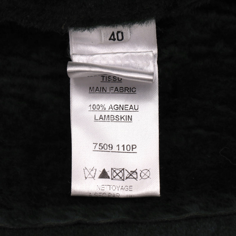 Balmain Lambskin Suede & Shearling Biker Jacket. Size 40FR