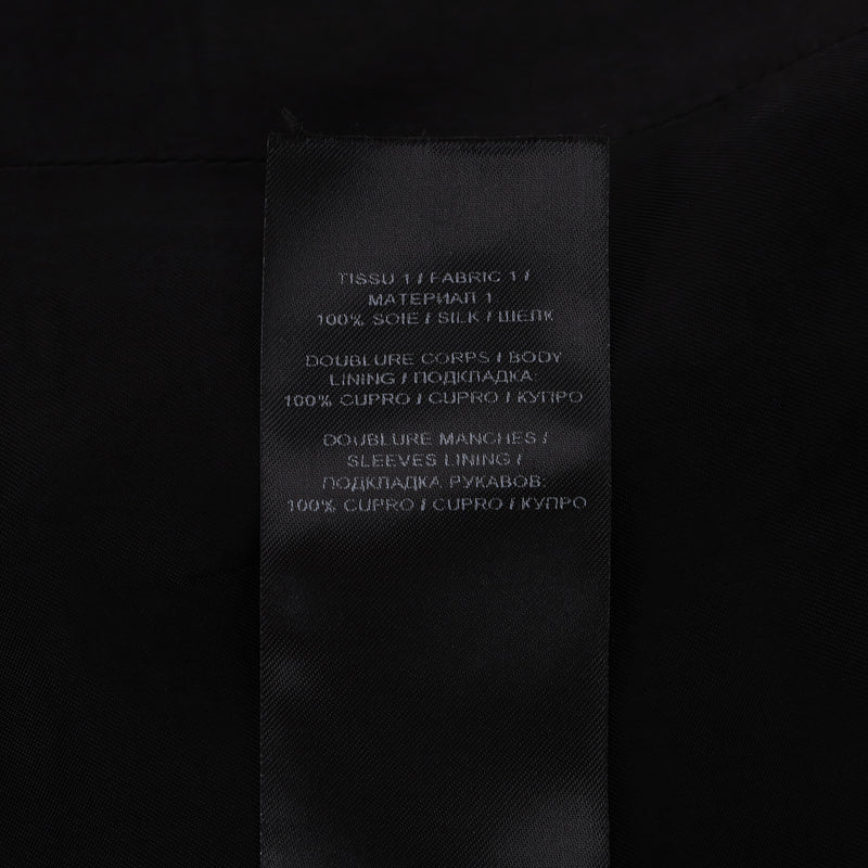 Balmain Tailored Double-Breasted Silk Jacket. Size 34FR