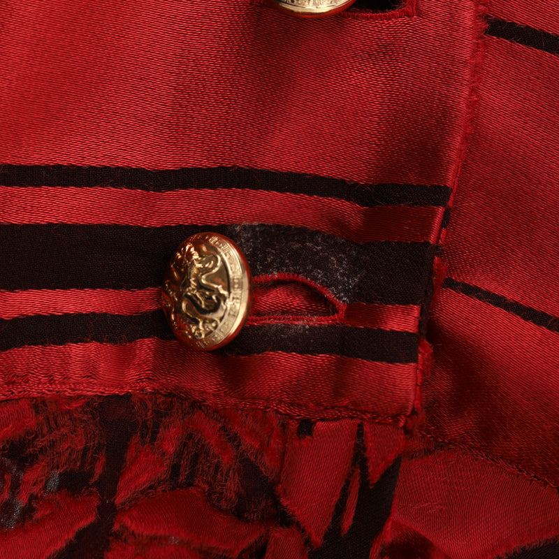 Balmain Silk Printed Shirt. Size 40FR