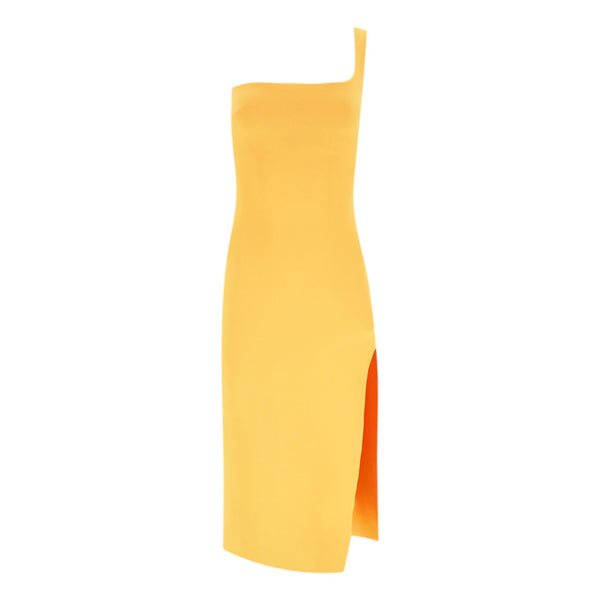 Bec + Bridge Asymmetric One-Shoulder Midi Dress. Size 6UK