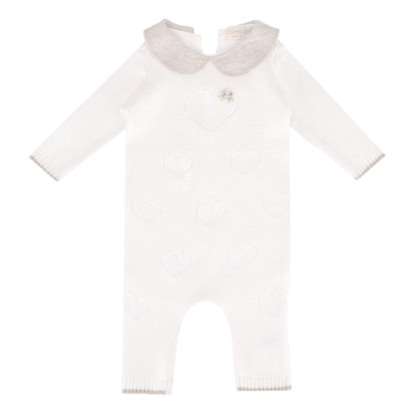 Bimbalo Baby Girl Knitted Cotton Sleepsuit. Size 1M