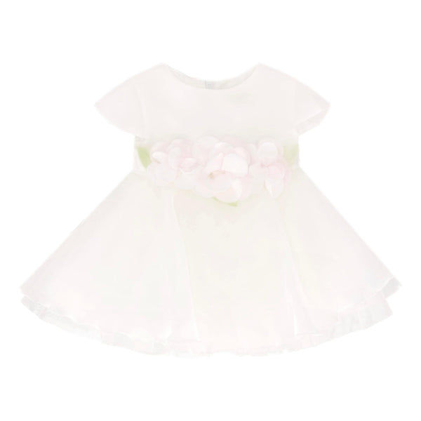 Bimbalo Baby Girl Flower Embellished Cotton Dress. Size 3M
