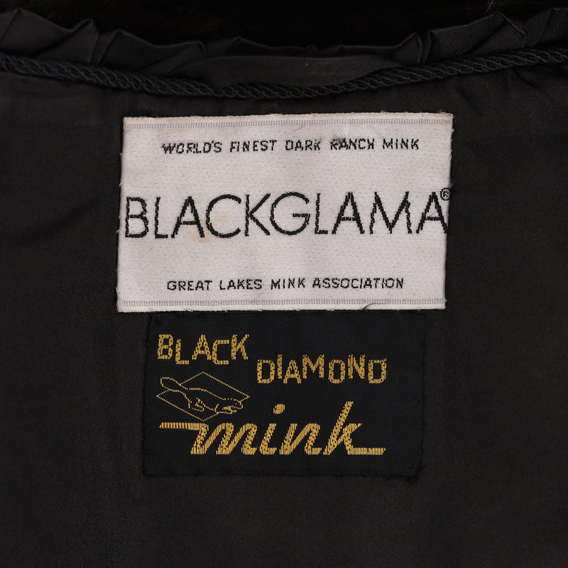Blackglama Ranch Mink Fur Coat. Size S